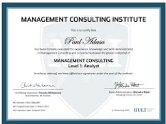 MCI Level 1 Certification